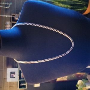 Sterling silver link necklace